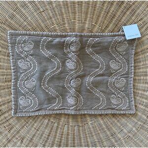 NEW Serena & Lily Fairhope Pillow Cover (14”x 22”)-Mink Brown